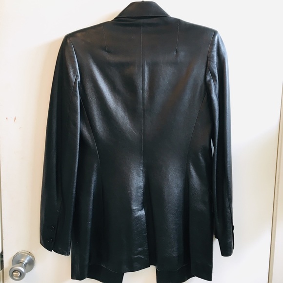 Richard Tyler Leather Jacket - Picture 2 of 8